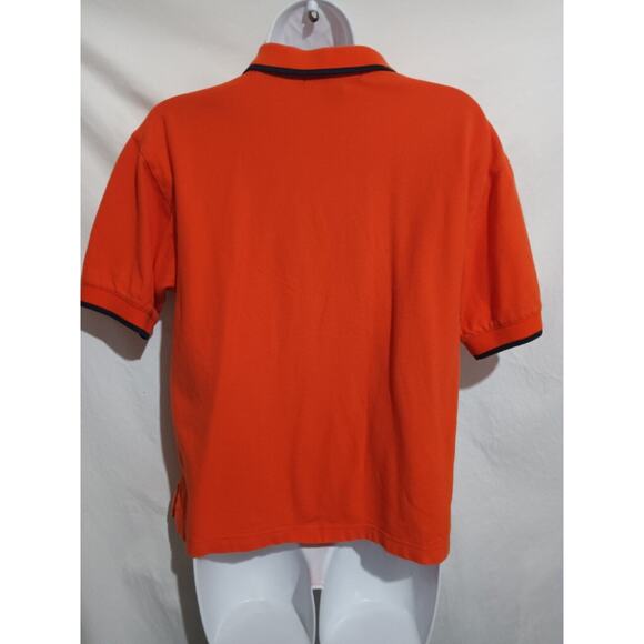 Club Colors Size M 100% Cotton Auburn University Short Sleeve Orange Polo - Picture 5 of 7